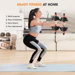 Adjustable 50LB Dumbbell Set for Home Workouts