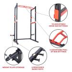 Sunny Health Power Zone Strength Rack Cage