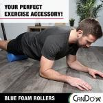 CanDo Blue Foam Roller for Fitness and Recovery