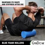 CanDo Blue Foam Roller for Fitness and Recovery