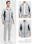 Rdruko Men's 2-Piece Athletic Tracksuit Set