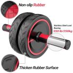 Ab Roller Wheel with Knee Pad for Core Strength