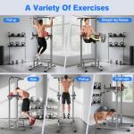 Power Tower Pull Up Bar for Home Workouts