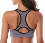 MIRITY High Impact Racerback Sports Bra for Women