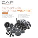 CAP Barbell 66 lb Adjustable Weight Set