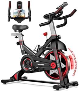 pooboo Magnetic Resistance Exercise Bike for Home Gym