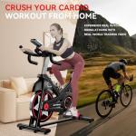 pooboo Magnetic Resistance Exercise Bike for Home Gym
