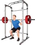 Power Cage Squat Rack with LAT Pulldown Attachment