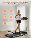 Folding Incline Treadmill with Bluetooth and Pulse Sensor