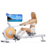 Merach Adjustable Rowing Machine with App and Resistance