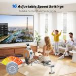 Merach Adjustable Rowing Machine with App and Resistance