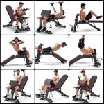 Foldable Adjustable Weight Bench for Home Workouts