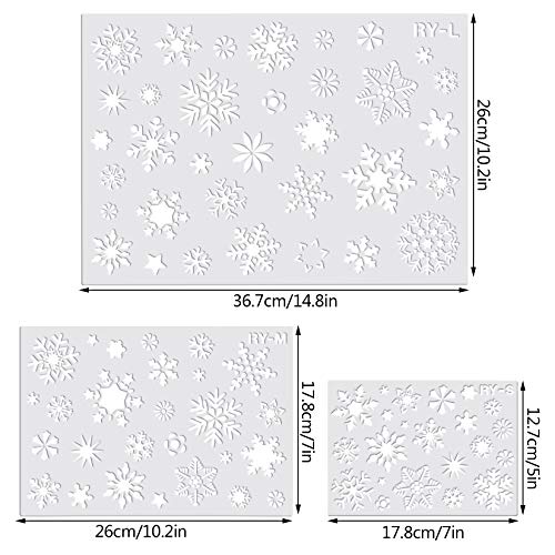 Christmas Snowflake Stencil Template for Scrapbooking