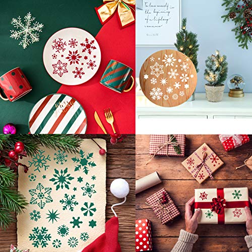 Christmas Snowflake Stencil Template for Scrapbooking