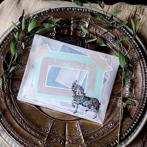 Retro Photo Frame Stickers: Decorative Borders for Scrapbooking