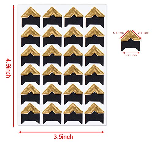 288 Count Penta Angel Corner Stickers for Scrapbooking