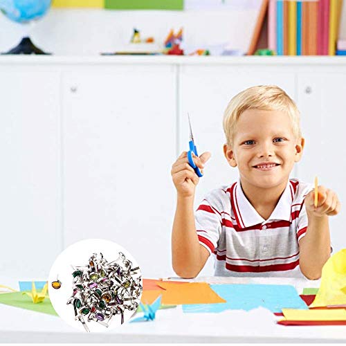 120Pcs Pearl Head Brads for Crafting - Scrapbooking