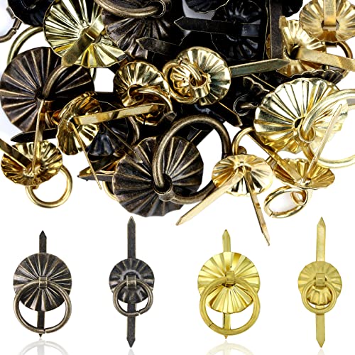 40Pcs Metal Brad Fasteners for DIY Crafts & Decoration