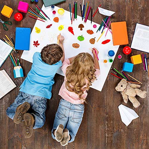 708 Pcs Foam Fall Leaves Stickers for Scrapbooking