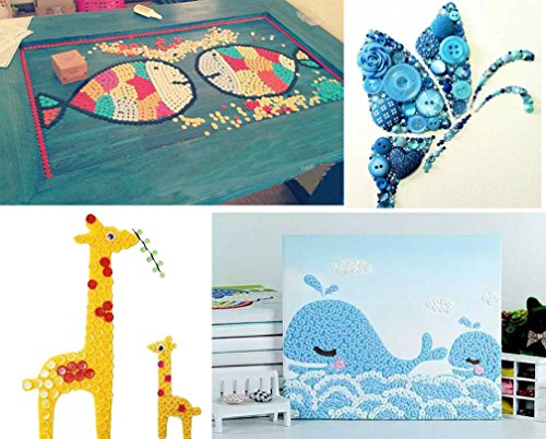 800 Resin Buttons for Sewing and Crafts