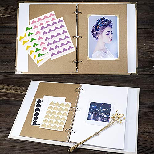 Self Adhesive Photo Mounting Corners - 14 Colors
