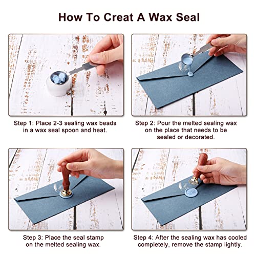 Blessing Wax Seal Stamp Kit, 6 Pieces