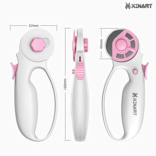 Xinart 45mm Pink Rotary Cutter for Scrapbooking