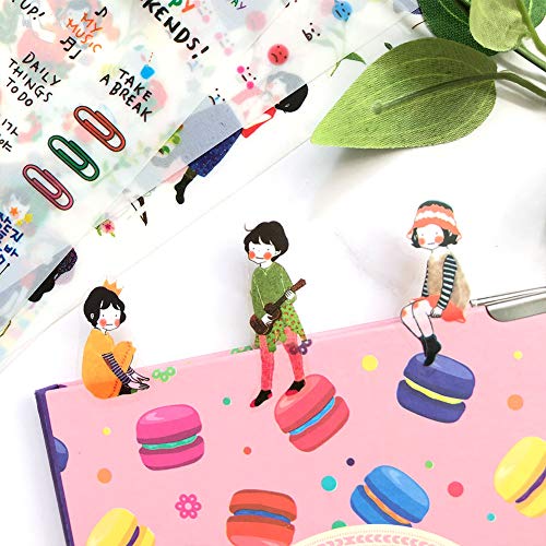 Kawaii Korean Stickers Set for Scrapbooking & Journals