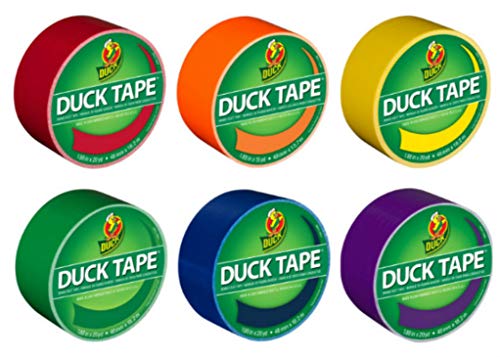Color Duct Tape Rainbow Combo - 6 Pack