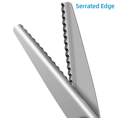 9 Inch Black Zig Zag Pinking Shears