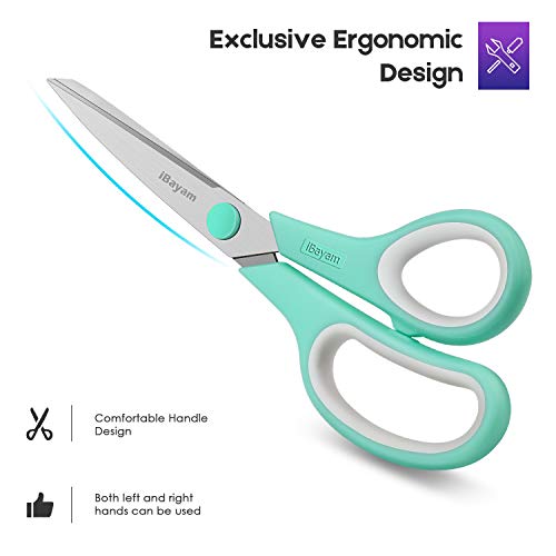 8" Titanium Bonded Scissors 3 Pack - Multipurpose