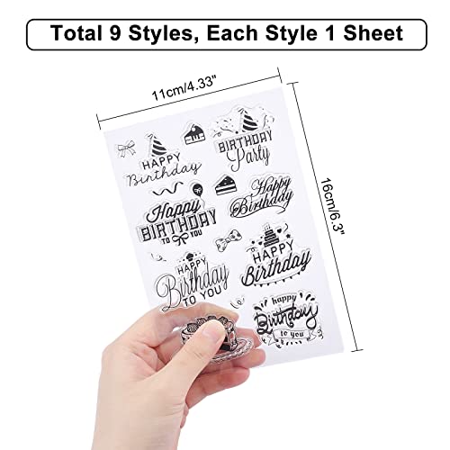 Birthday Blessing Clear Stamps for Scrapbooking