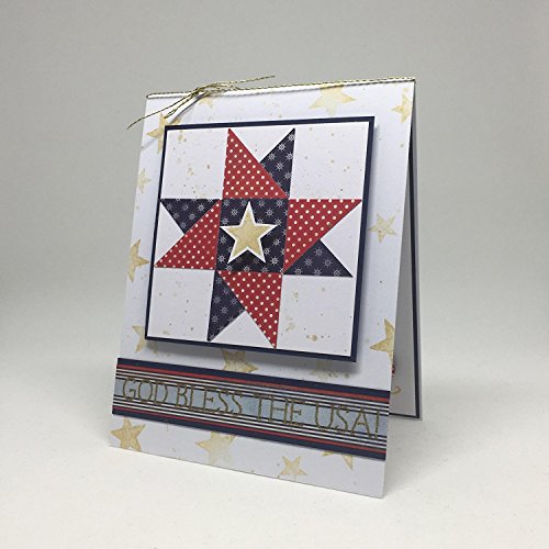 Patriotic American Sentiments Stamp Set 4x6 Inch