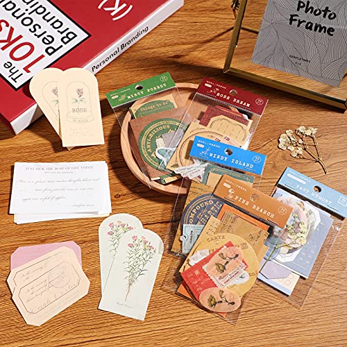 180 Vintage Scrapbook Stickers for DIY Crafts