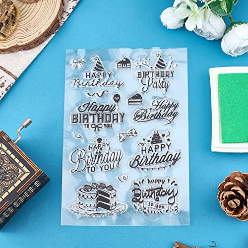 Birthday Blessing Clear Stamps for Scrapbooking