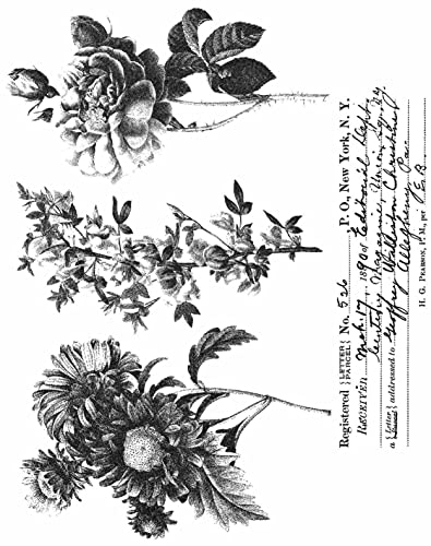 Flower Shop Cling Rubber Stamp Set