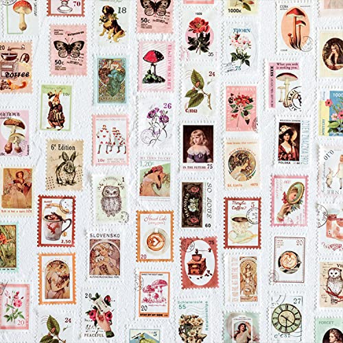 400PCS Vintage Journaling Supplies Pack: Scrapbook Paper Kit