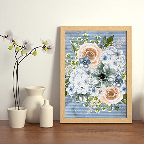 Floral Scrapbook Paper: 24 Sheets, 12 Designs