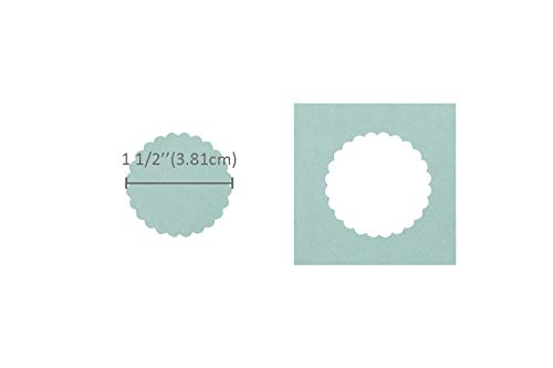 Bira 1.5" Lever Action Scalloped Circle Craft Punch