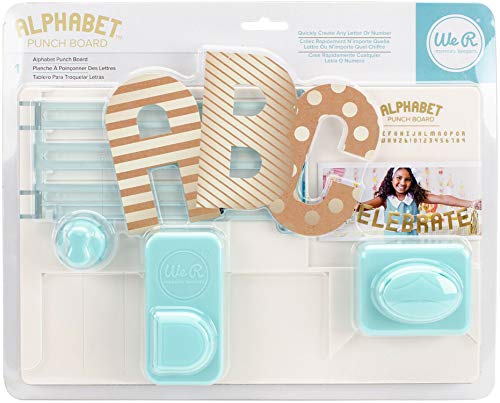 Alphabet Punch Board by We R Memory Keepers