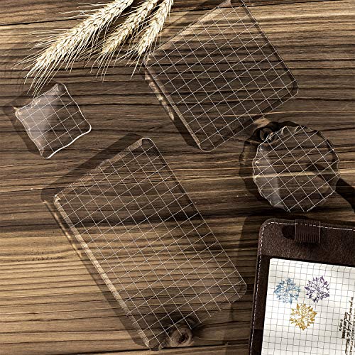 Whaline Clear Acrylic Stamp Block Set, 4-Pack