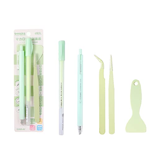 Doraking Scrapbooking Tools Set: Glue, Tweezer, Shovel, Cutter
