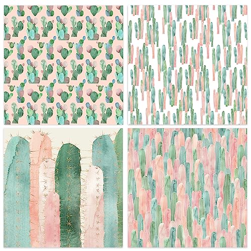 24 Designs 6x6 Scrapbook Paper Pad-Cactus
