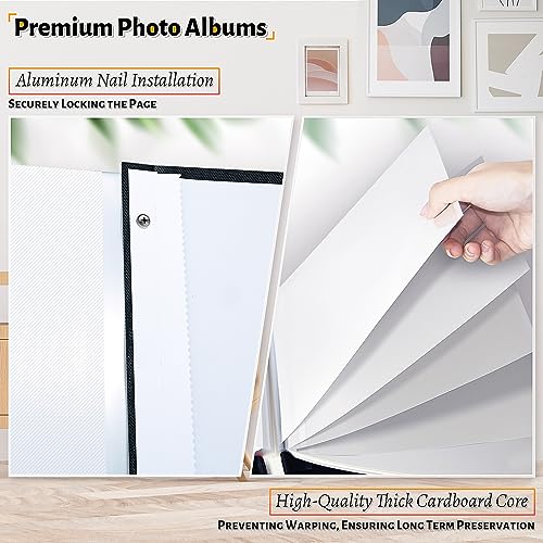 Artfeel Self-Adhesive Scrapbook: Large Photo Album for Various Sized Pictures