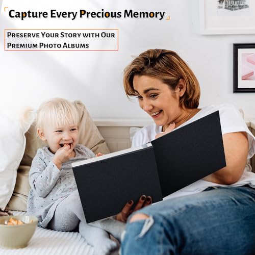 Artfeel Self-Adhesive Scrapbook: Large Photo Album for Various Sized Pictures