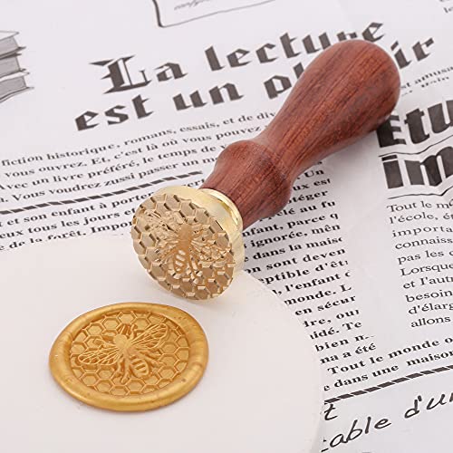Vintage Bee Wax Seal Stamp for DIY Projects