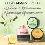 Face Mask Set with Vitamin C and Green Tea