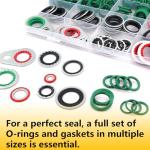 NBRINGO 265 Pcs A/C O Ring Seal Kit