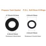 15-Pack Propane Tank Gaskets and O-Rings Set