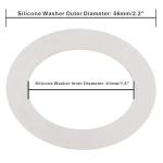 DERNORD Silicone O Rings - 41mm Inner Diameter (2 Pack)